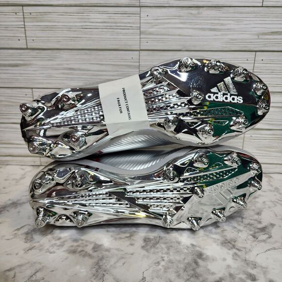 Adidas Nasty Fly NC State Wolfpack Player Issue Football Cleats Men's 13 HQ6405 - Picture 7 of 12